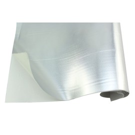 SWI Parts 12" X 12" Adhesive Backed Aluminized Fiberglass Sheet Practical Heat Shield Protection Barrier Cover Aluminized Heat Shielding Mat for Hose and Auto Use