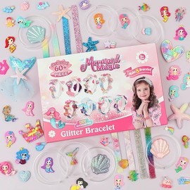 DIY Creative Craft Making Kit with 60+ Accessories- Birthday Gifts & Arts Projects for Kids 5-12