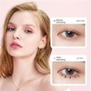 2 Pcs Lower Eyelash Stamps, Reusable Silicone Bottom Eyelash Stamp
