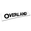 Overland car Window Decal/Sticker for Any Smooth Surface. Waterproof. Will