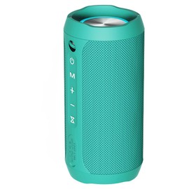 EDUPLINK Bluetooth Speaker, Portable Wireless Speakers, Waterproof IPX7 Speaker, TWS Pairing Stereo, Long Playtime for Home, Travel, Teal