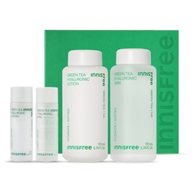 Innisfree Green Tea Hyaluronic Acid Skin Care 2-Piece Set / 이니스프리 그린티 히알루론산 스킨 케어 2종세트