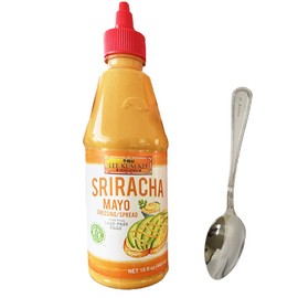 LKK Sriracha Mayo 15oz, 1pack,Free Comes with 1 spoon