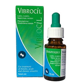 Vibrocil Nasal Drops 15ml by Novartis