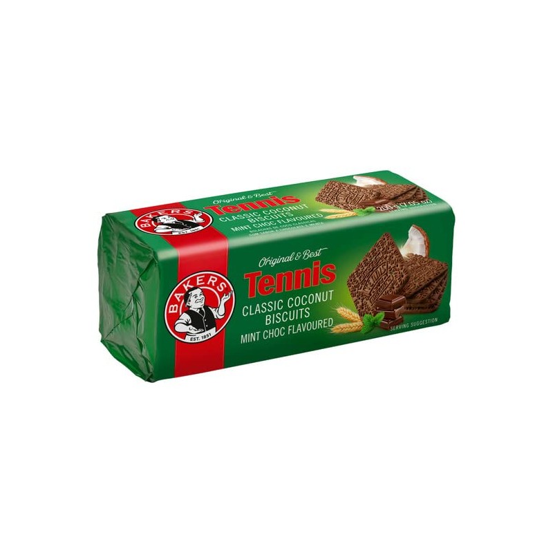 Bakers Tennis Choc Mint 200g | 1 Pack |