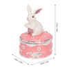 Trinket Box Exquisite Cute Bunny Shape Magnetic Design Zinc Alloy