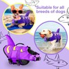 Fragralley Dog Life Jacket Shark, Dog Life Vest Adjustable Ripstop,