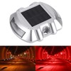 Casting Aluminium Solar Power Road Lamp 6 LED Outdoor Driveway