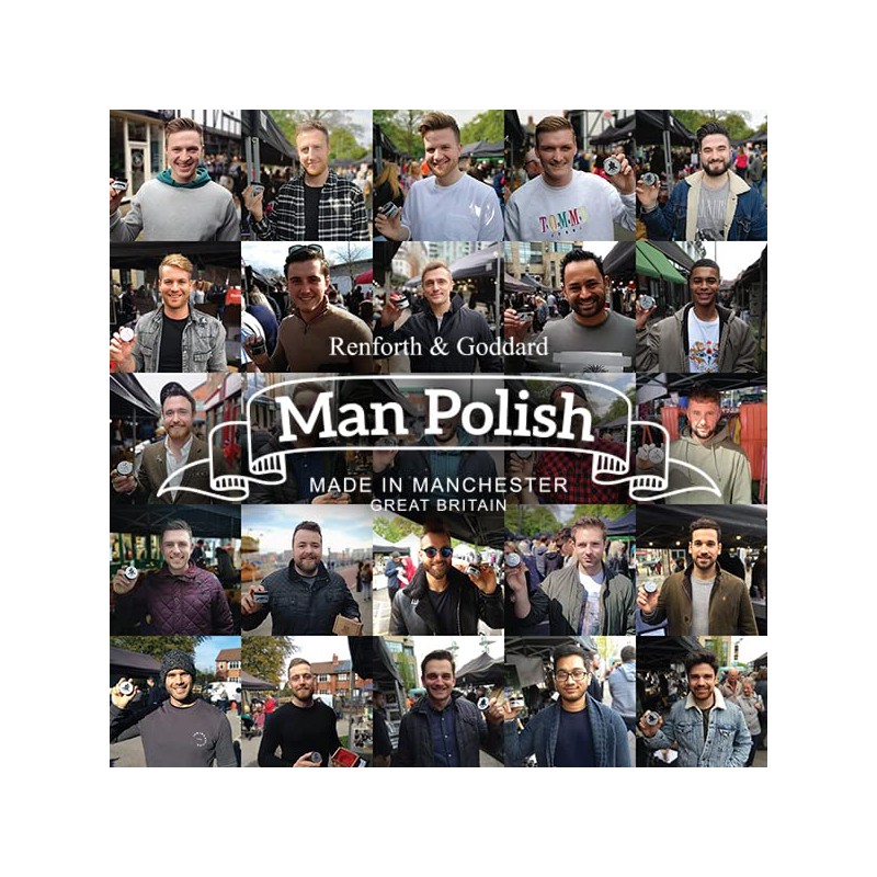 Man Polish Man Polish Men's Moisturiser - Premium Sensitive Natural