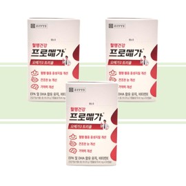 Chong Kun Dang Promega Omega3 Triple Enteric Coated 60 Capsules 3 boxes / 종근당 프로메가 오메가3 트리플 장용성 60캡슐 3박스