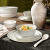 Wareland Plates and Bowls Sets - 16 Pieces Ceramic Dinnerware