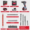 20V Cordless Brushless Power Drill Set, 443 in-lbs, 3/8-Inch Chuck