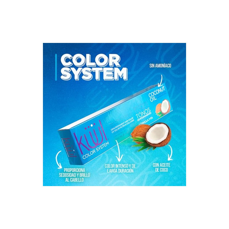 KÜÜL - Color System Tinte Permanente para Cabello Tono 9.1