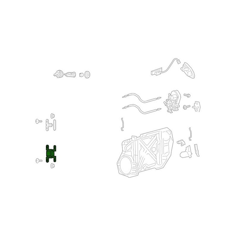 Mopar 55113664AI HINGE DOOR