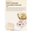 Voice Translator Earbuds, Real-time Translation in 144 Languages with Bluetooth