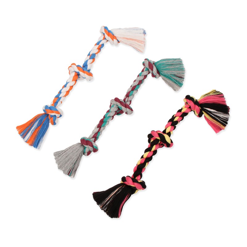 Mammoth Flossy Chews Color Rope Tug – Premium Cotton-Poly Tug