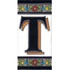 Exterior House Numbers - Door Plate - Enameled Ceramic -