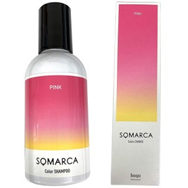 Hoyu Somarca Color Shampoo, Pink, 5.1 fl oz (150 ml) + Color Charge (Color Treatment), Pink, 4.6 oz (130 g)