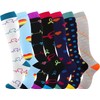 Odtmger Compression Socks (7 Pairs) for Women and Men, Circulation