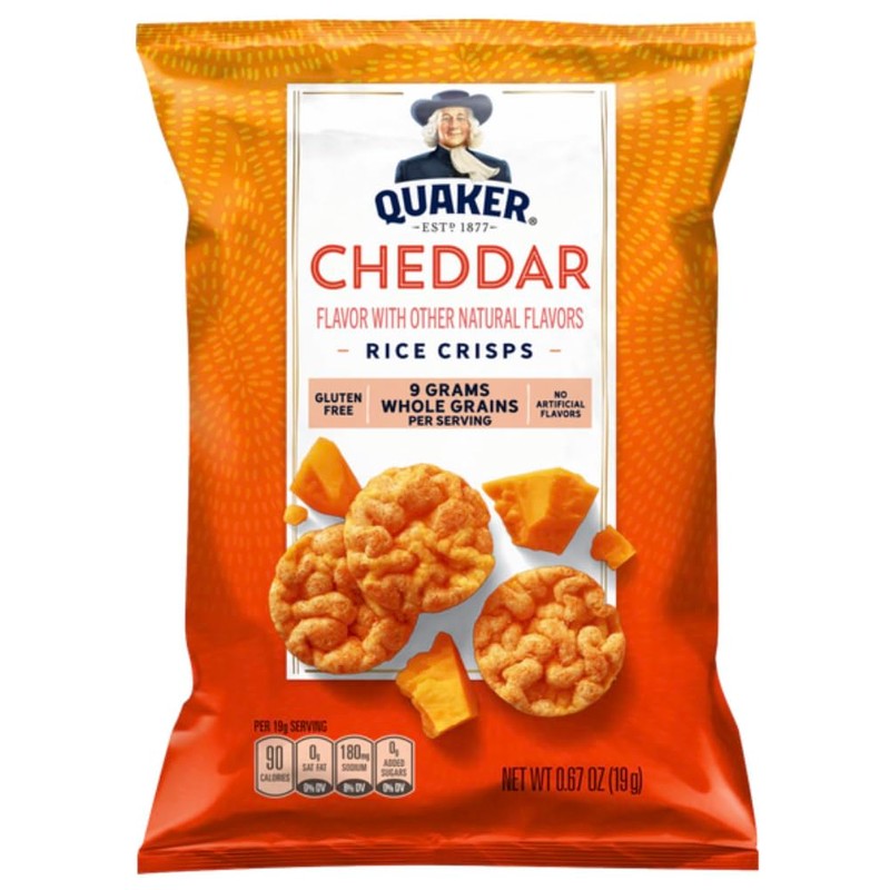 Quaker Rice Crisps Savory Mix, Variety Pack, 0.67 oz, 36