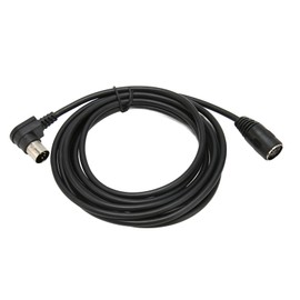 90 Degree MIDI Din Extension Cable 5 Pin DIN Male to Female Adapter Cable for MIDI Keyboard Electric Piano 9.8ft