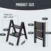 WOA WOA Step Ladder, Folding Step Stool with Widening Pedals,