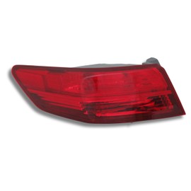 ALLIGATOR AUTO LIGHTS Taillamp Replacement for Acura 2013 2014 2015 ILX Sedan Halogen Tail Light Assembly With Bulb, Left/Driver Side, DOT & SAE Compliant, OEM: 33550-TX6-A01, Partslink: AC2804101