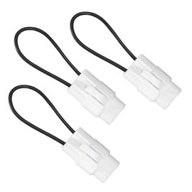 A & UTV PRO 3-Piece Seat Belt Bypass for Kawasaki TERYX all models KRX 1000 LE 2 4 Seater Harness Override Switch Connector Jumper Plug Clip Accessories Over Ride By-Pass