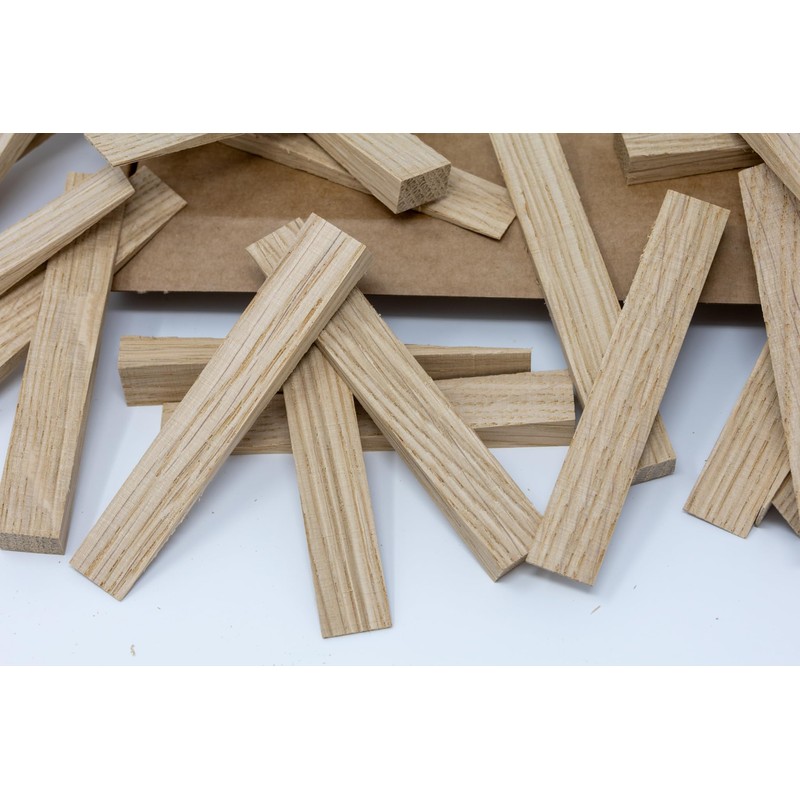 Oak Wedges - Pack of 50-16mm x 10mm x100mm -