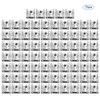 75pcs Fairing Bodywork Panel U Clips Clamp M6 U Nut