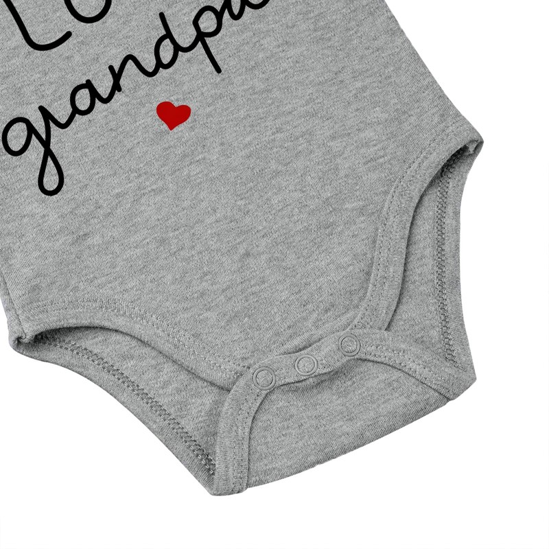 SproutJoy I Love Grandpa - Mameluco de abuelo para bebé