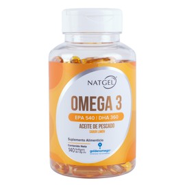 Natgel Omega 3 EPA 540 mg | DHA 360 mg - Softgels de 1,300 mg