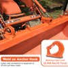 Leero 10 Ton G80 Weld on Anchor Hook, Heavy Duty