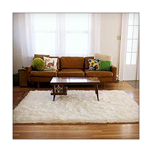 Fur Accents Plush Faux Fur Area Rug - Luxury Fur