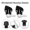 Front Windshield Washer Nozzle Kit fit for 2011-2023 Jeep Grand