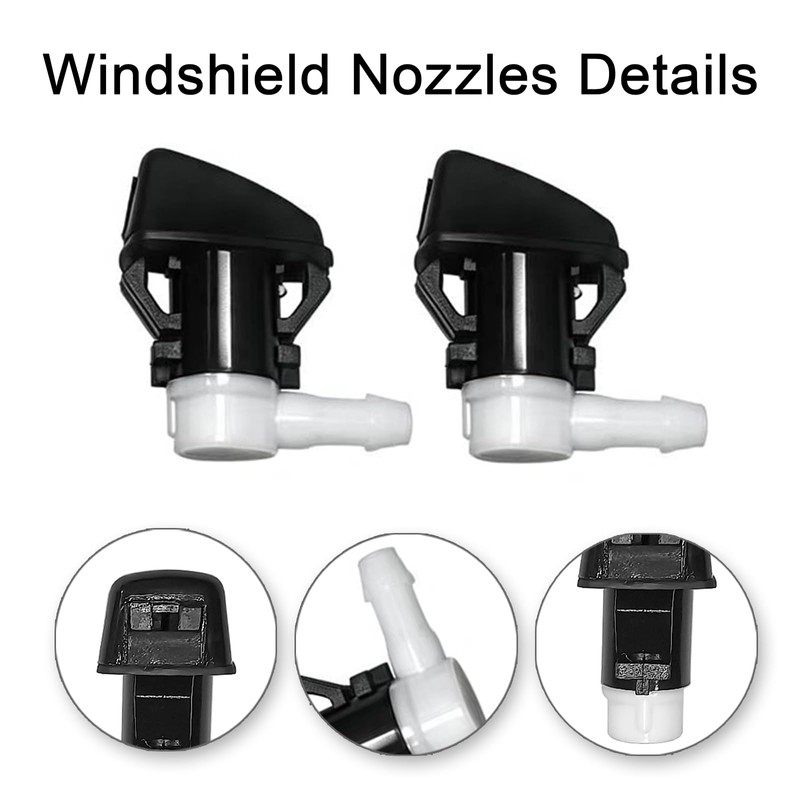Front Windshield Washer Nozzle Kit fit for 2011-2023 Jeep Grand