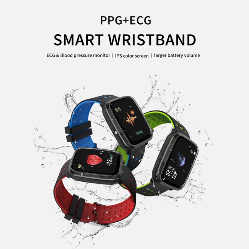 Waterproof Rate Monitoring Sports Step Watch Bracelet Bluetooth Smart Wristband