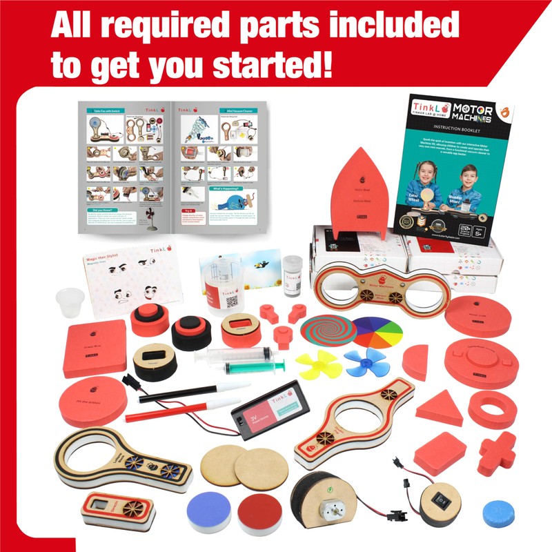 Butterfly EduFields 20in1 Motor Machines STEM Projects Kit for Kids