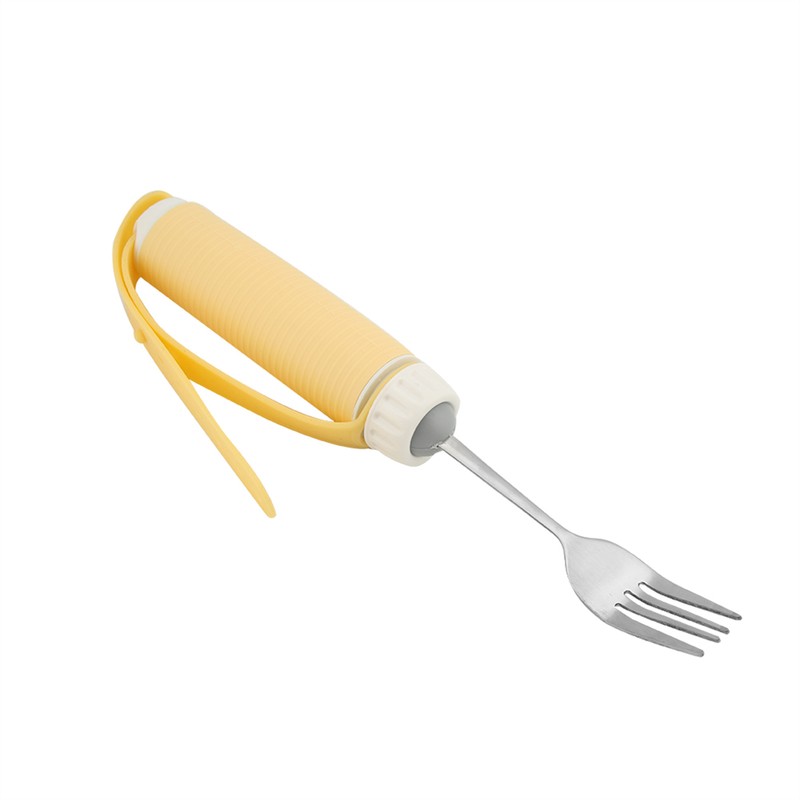 Disabled Patient Arthritis Elder Utensil Removable Flexible Rotating Eating Tablewares(Fork)