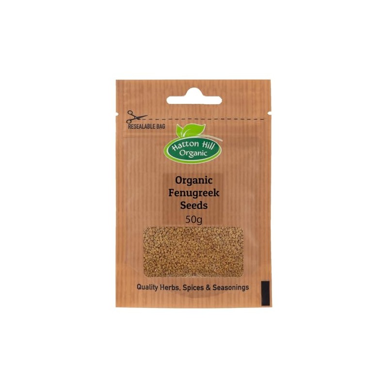 Organic Fenugreek Seeds 50g by Hatton Hill Organic | Versatile