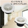 Sugarello Ventilation Duct Cover, Ventilation Inlet, Round Type, Register, Rotary