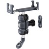 KAPARNER Motorcycle Phone Clip Kit, Anti-Theft Double Socket Arm/Angled Bolt-Head