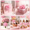 12 PCS 6'' Shimmering Light Pink Gift Bows Large Bows