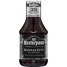 KC Masterpiece Kansas City Classic Barbecue Sauce, 21 Ounce (Pack of 2)