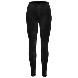 Piarini winter leggings with teddy fleece inner lining / thermal leggings, extra cuddly, warm in blue, red, grey, various patterns - S/M