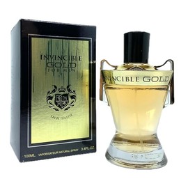 Invincible Gold Men's Cologne, Eau de Toilette Spray, 3.4 Fl. Oz., 100ml