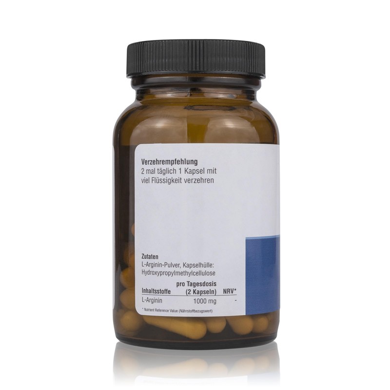 L-Arginin - 100% rein (60 St.) - Vegan