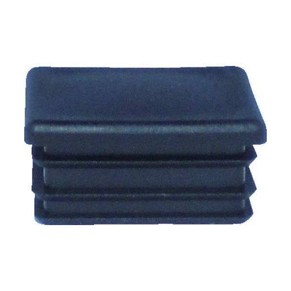 Alinco AC312K2 Resin Cap for Square Pipe 50, Black (Pack