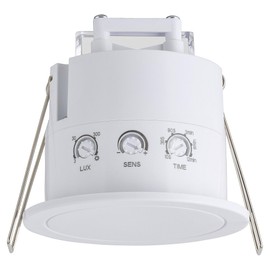 SEBSON Motion Sensor Outdoor IP65 Ceiling Flush-Mounted 6m/360° HF Sensor