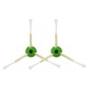 TALENTEC home : 2 x Replacement Side Brush and Screw,